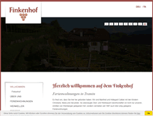 Tablet Screenshot of finkenhof.it